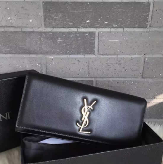 Replica Saint Laurent Black Classic Monogramme Clutch Bag